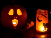 halloween lantern and lights